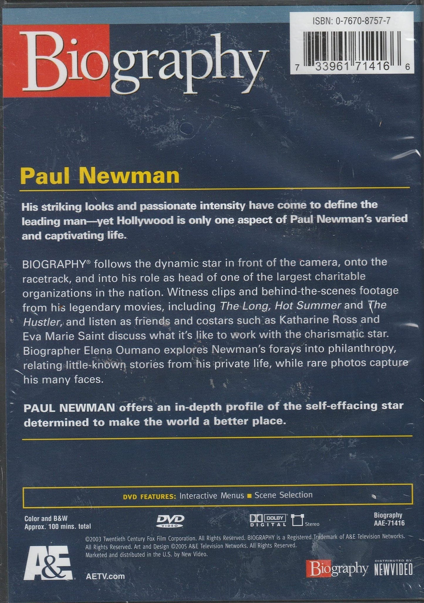 Biography / Paul Newman - DVD (Used)