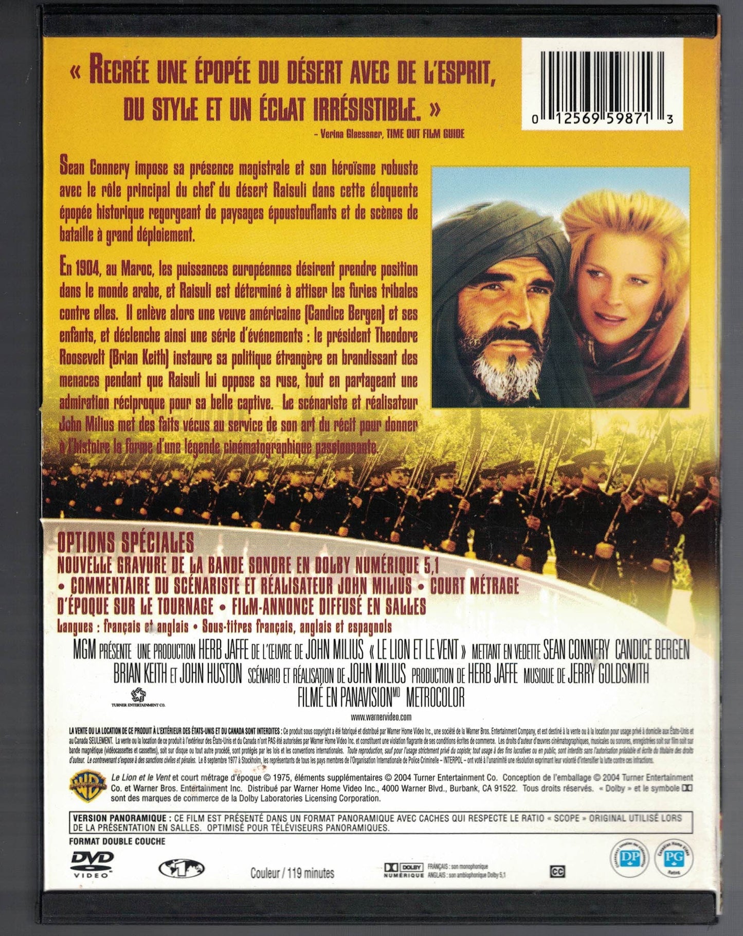 The Wind and the Lion - DVD (Used)