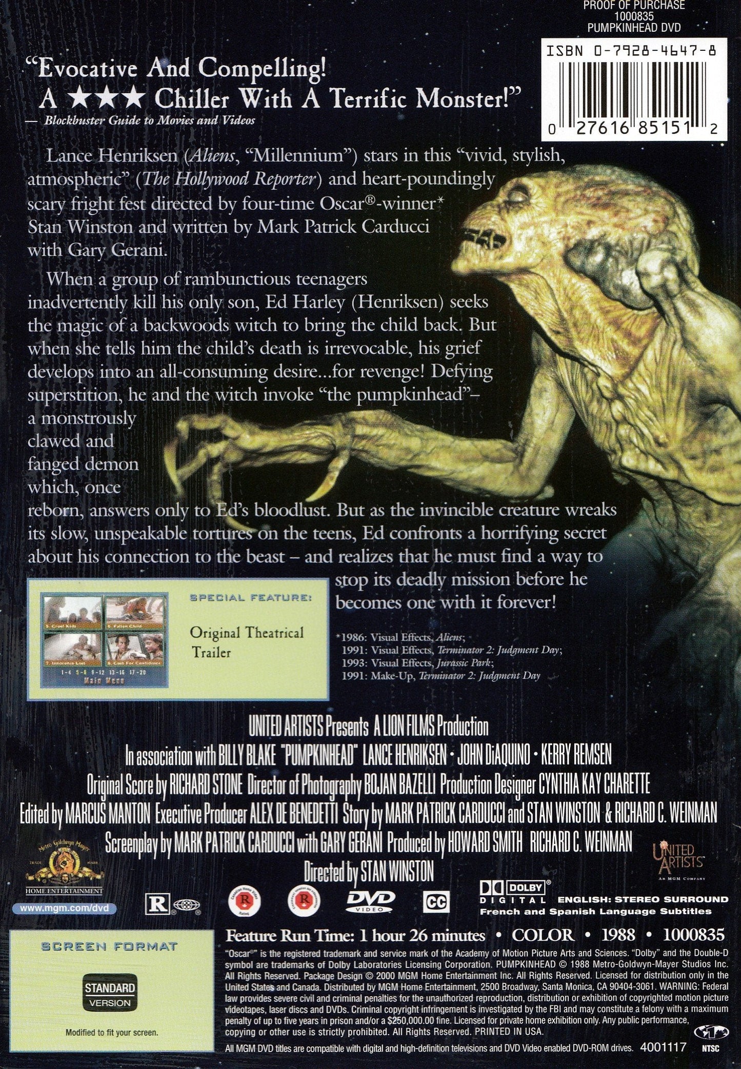 Pumpkinhead - DVD