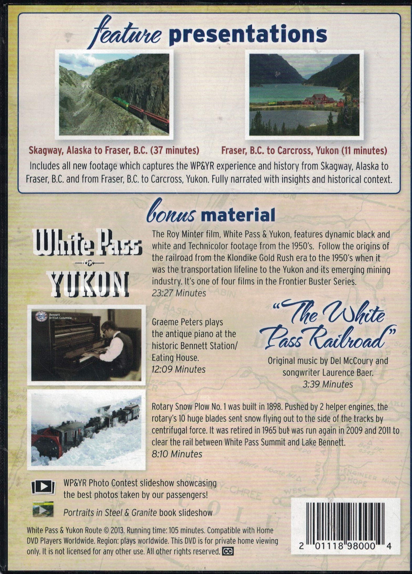 The White Pass Journey ~ White Pass & Yukon Route Scenic Railway