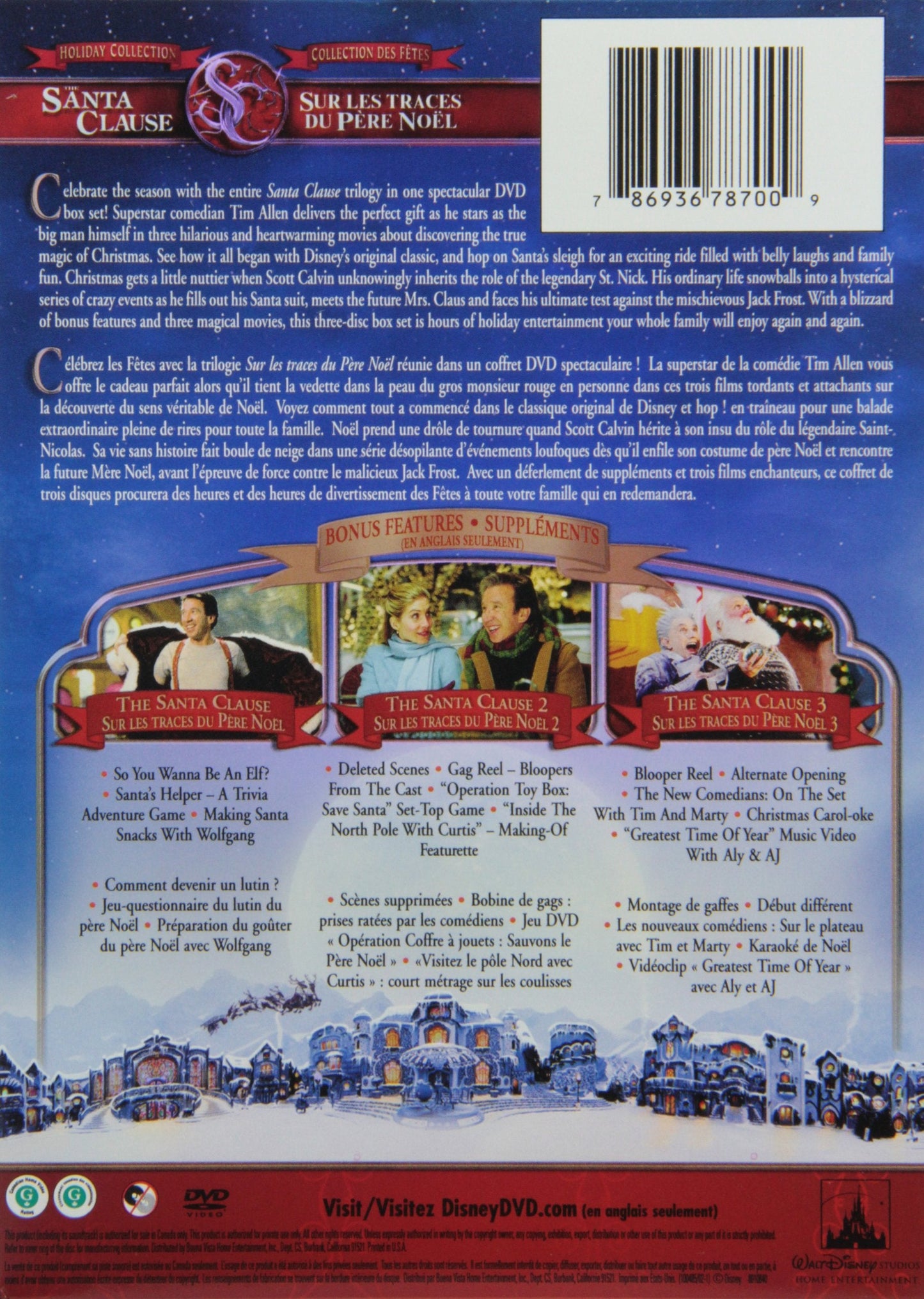 The Santa Clause 3-Movie Collection (Bilingual)