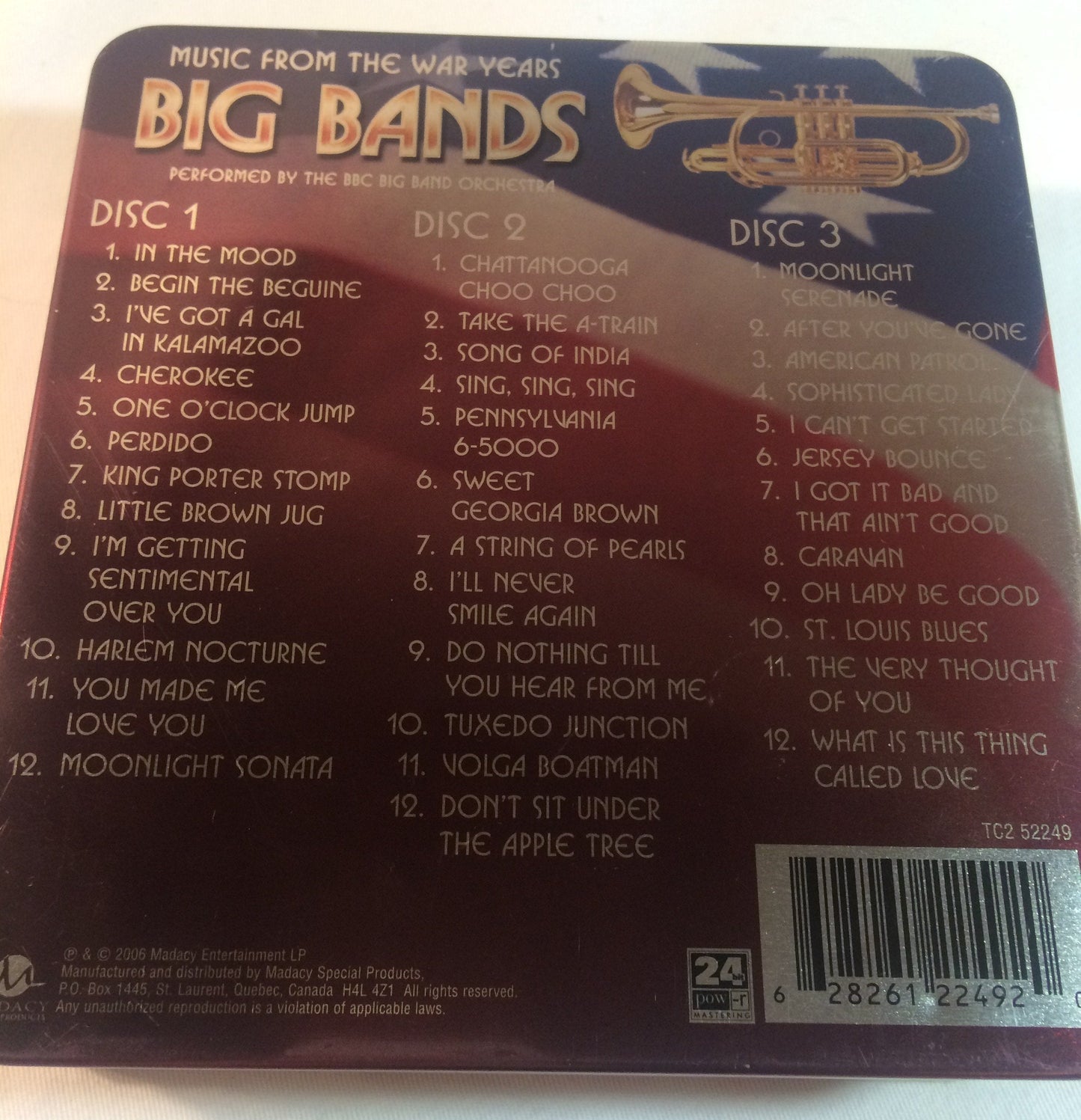 The Big Band Orchestra / Big Bands Music From The War Years - CD