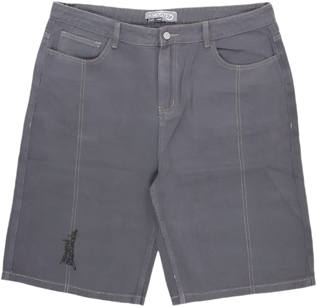 Frosted Skateboards 'Baggy' Shorts - Grey