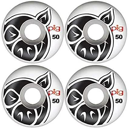 Pig Wheels 'Pig Head' 101A Wheels 50MM - Natural