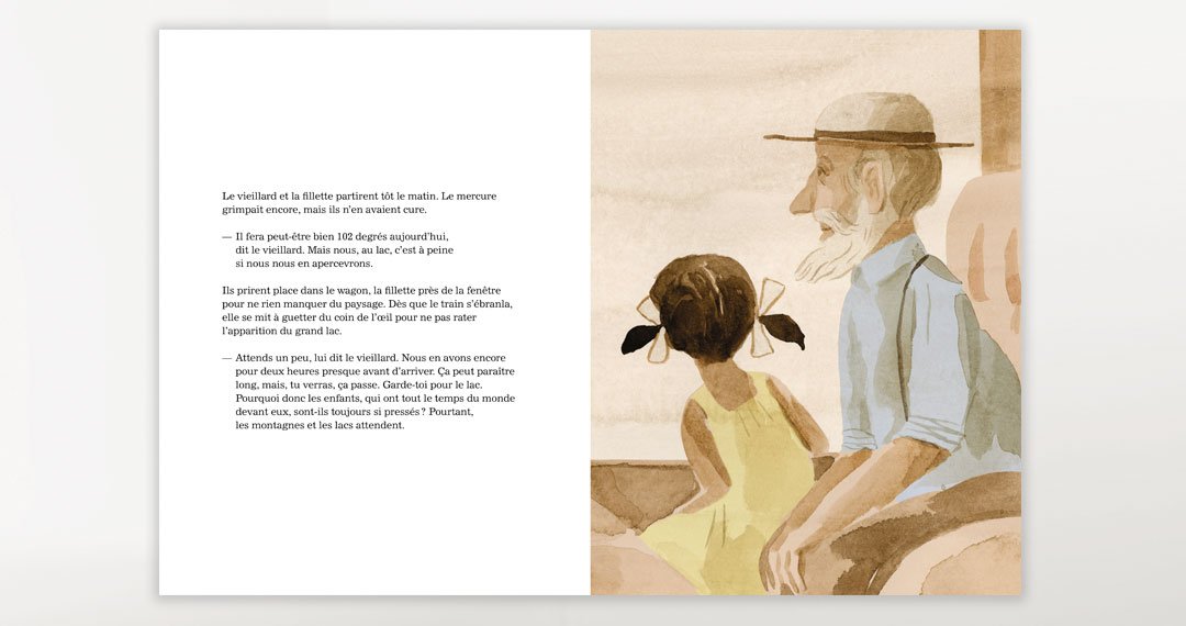 Le vieillard et l'enfant / Livre-CD
