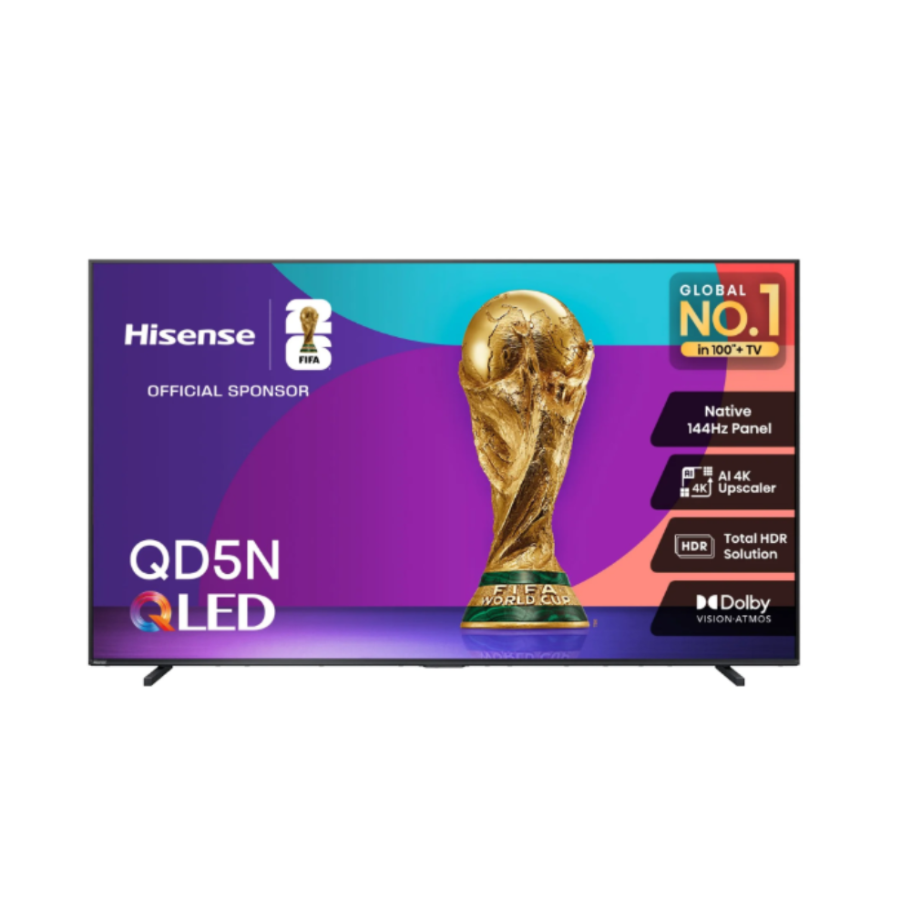 Téléviseur Hisense 98'' 4K UHD QLED intelligent GoogleTV (98QD5N)
