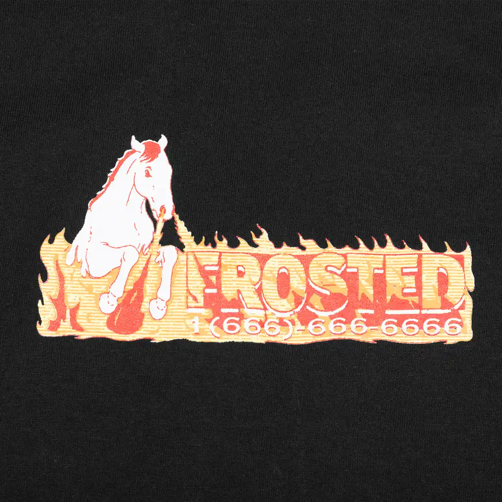 Frosted Skateboards 'Horse Box Logo' Tee - Black