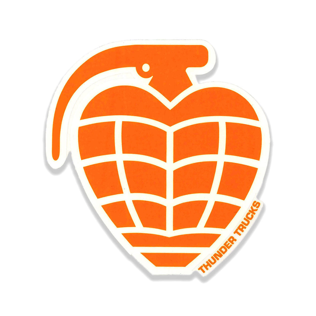 Thunder 'Grenade' Sticker - Orange