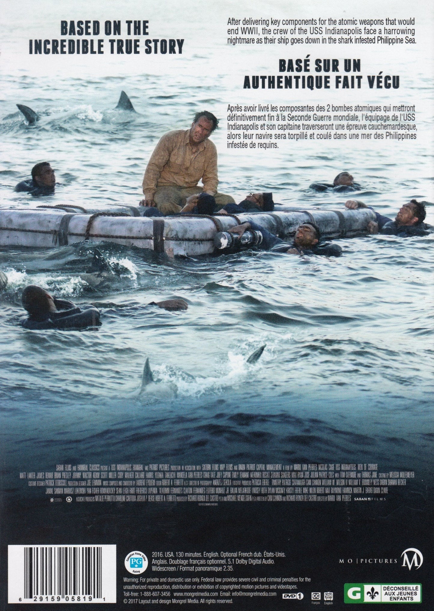 USS Indianapolis - DVD (Used)
