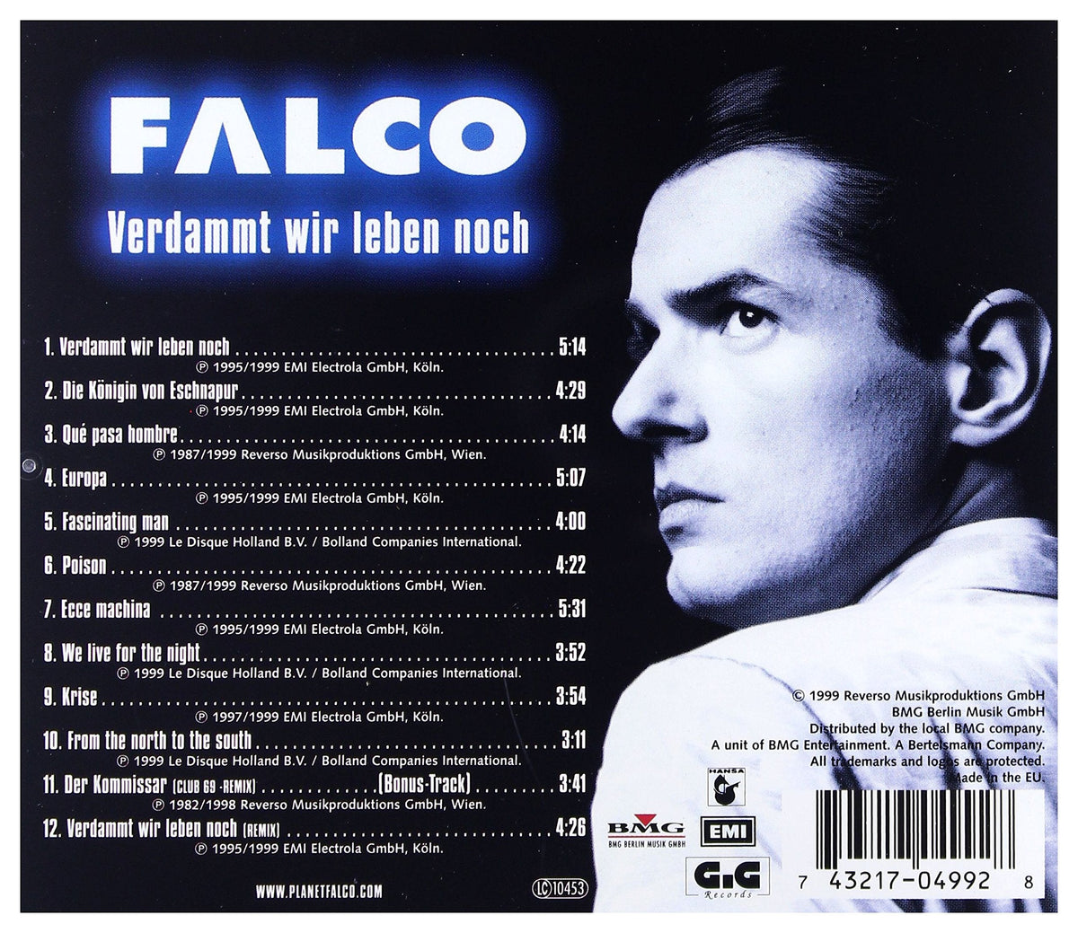 Falco / Verdammt Wir Leben - CD