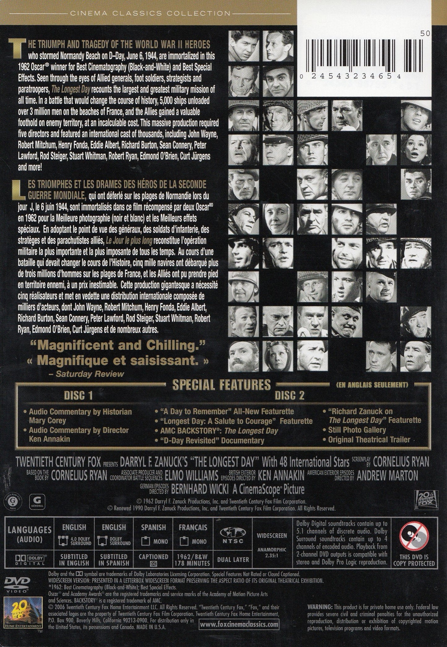 The Longest Day - DVD (Used)