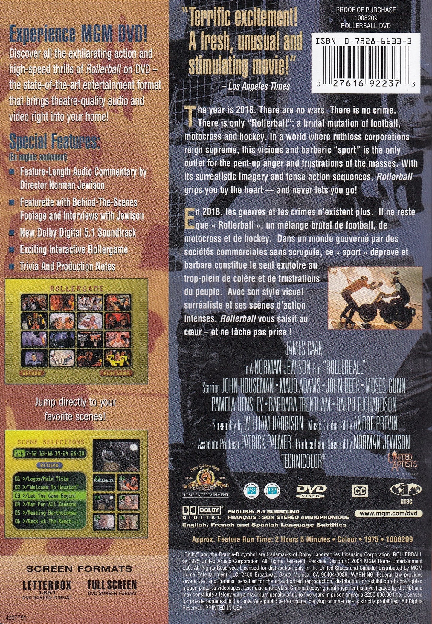 Rollerball - DVD