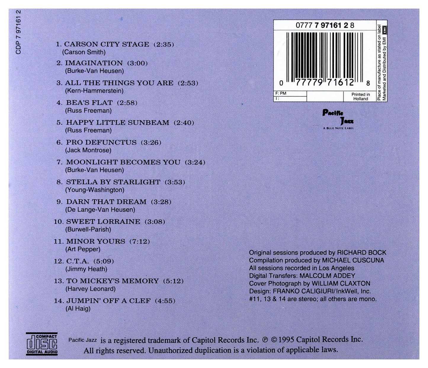 Best of Chet Baker Plays