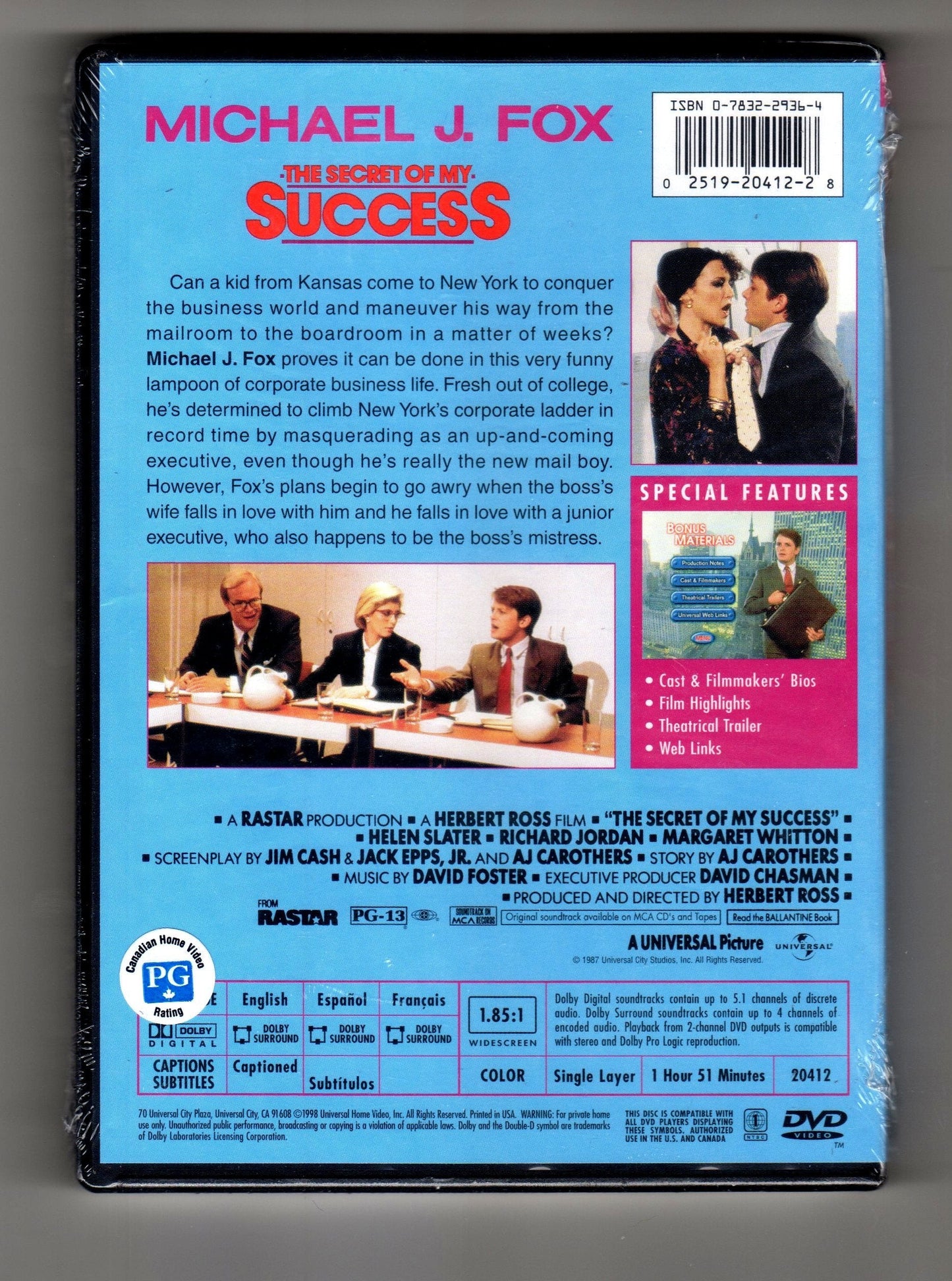 The Secret of My Success (Widescreen) - DVD