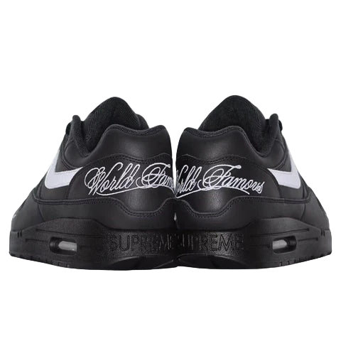 Supreme x Nike 'Air Max 1 87 SP' Shoes - Black