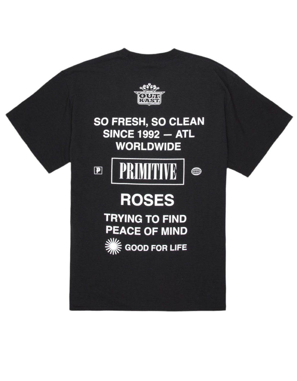 Primitive x Outkast 'Stripes' Tee - Black