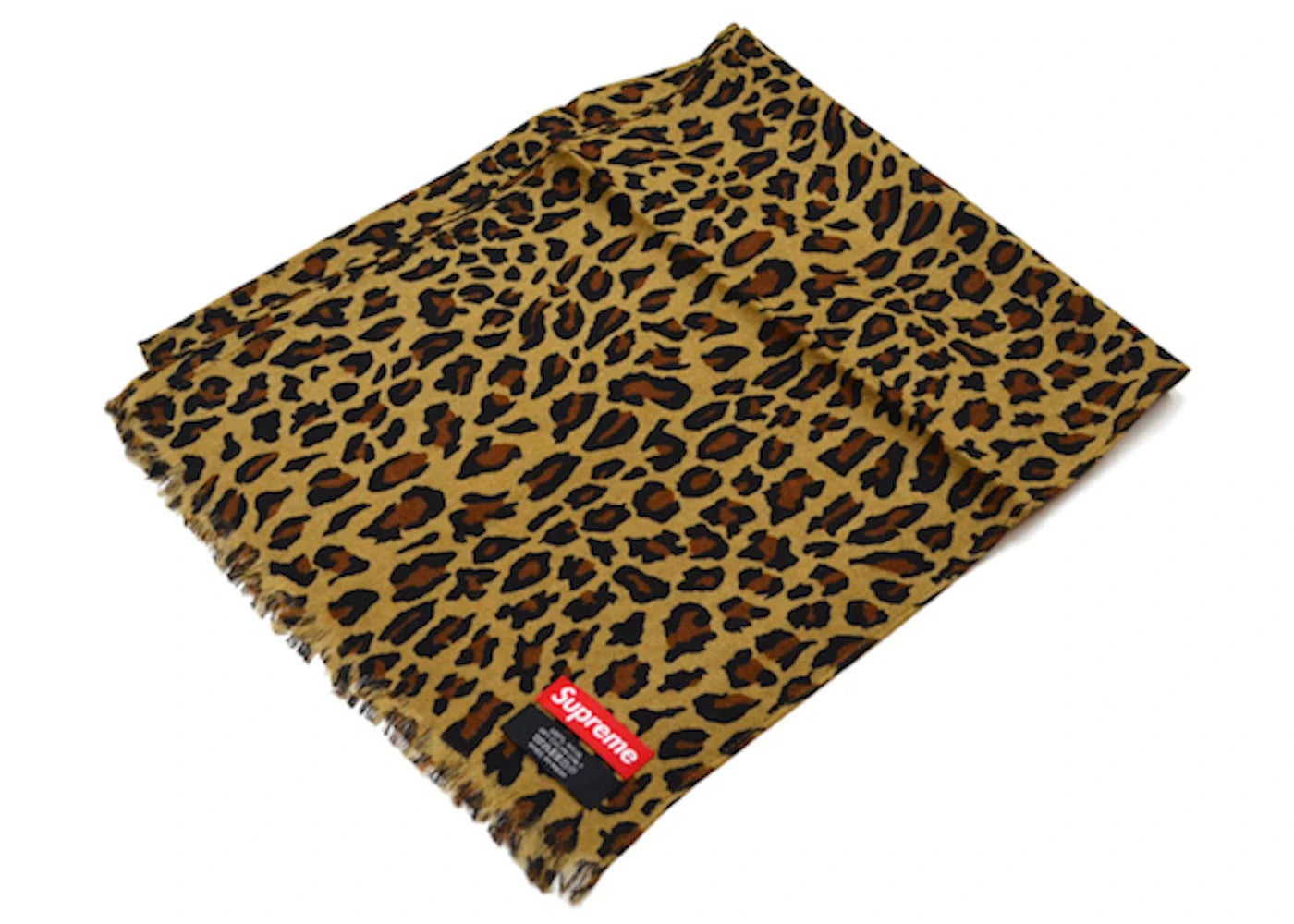 Supreme Wool Scarf - Leopard