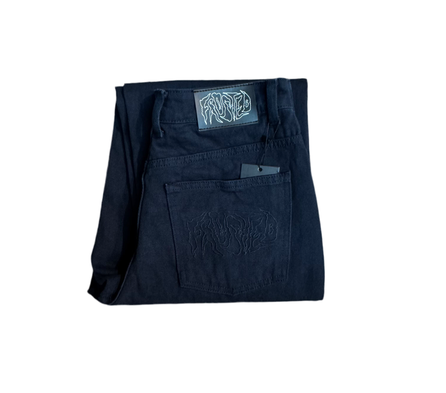 Frosted Skateboards 'Wavy Classic' Baggy Jeans - Navy