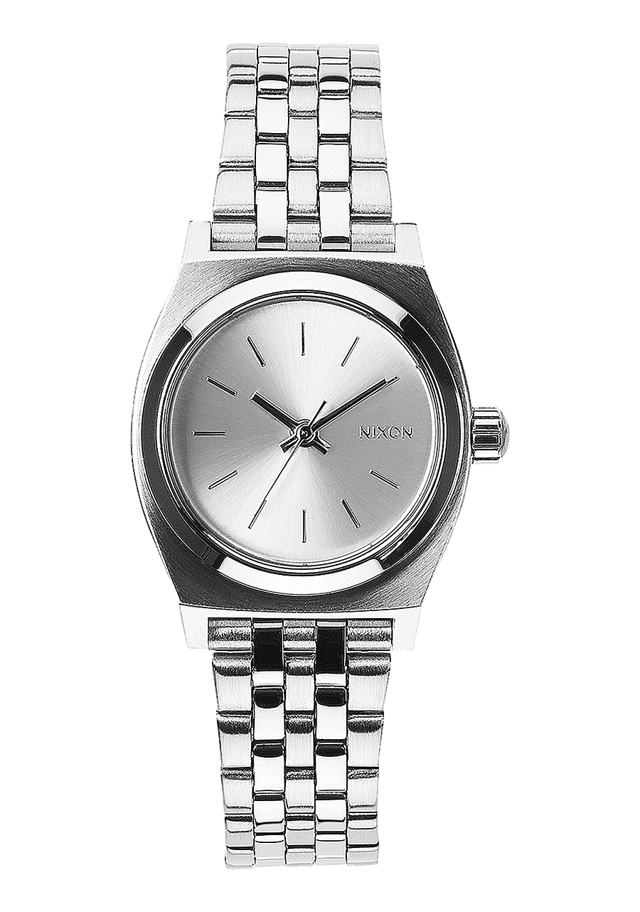 Nixon 'Small Time Teller' Watch - All Silver