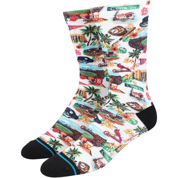 Stance x MLB 'Reyn Spooner St-Louis Cardinal Tri-Blend' Crew Socks - Multi