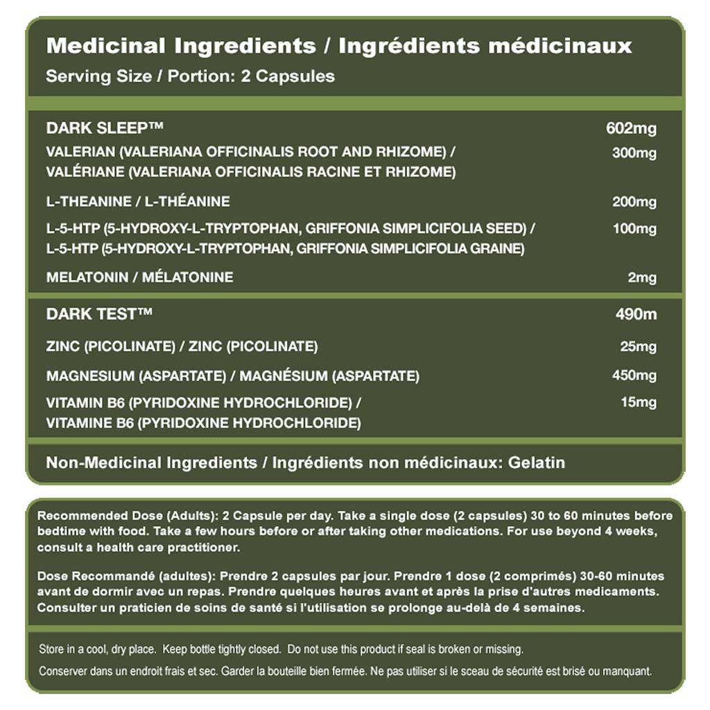 Advanced Genetics GO DARK, 60 Caps