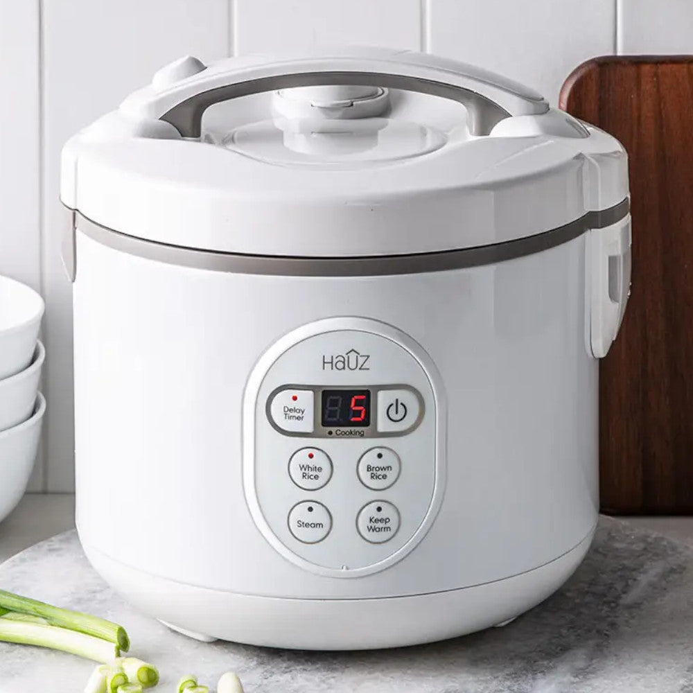 HAUZ ARZD260 6-Cup Digital Rice Cooker and Food Steamer