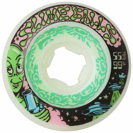 Slime Balls 'Sauceurs' 99A Wheels 55MM - White