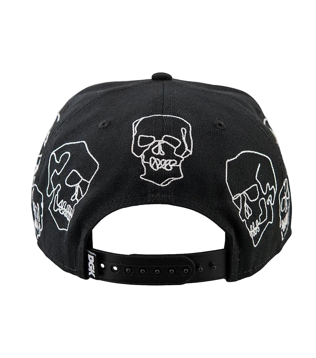 DGK 'Vault' Snapback Cap - Black