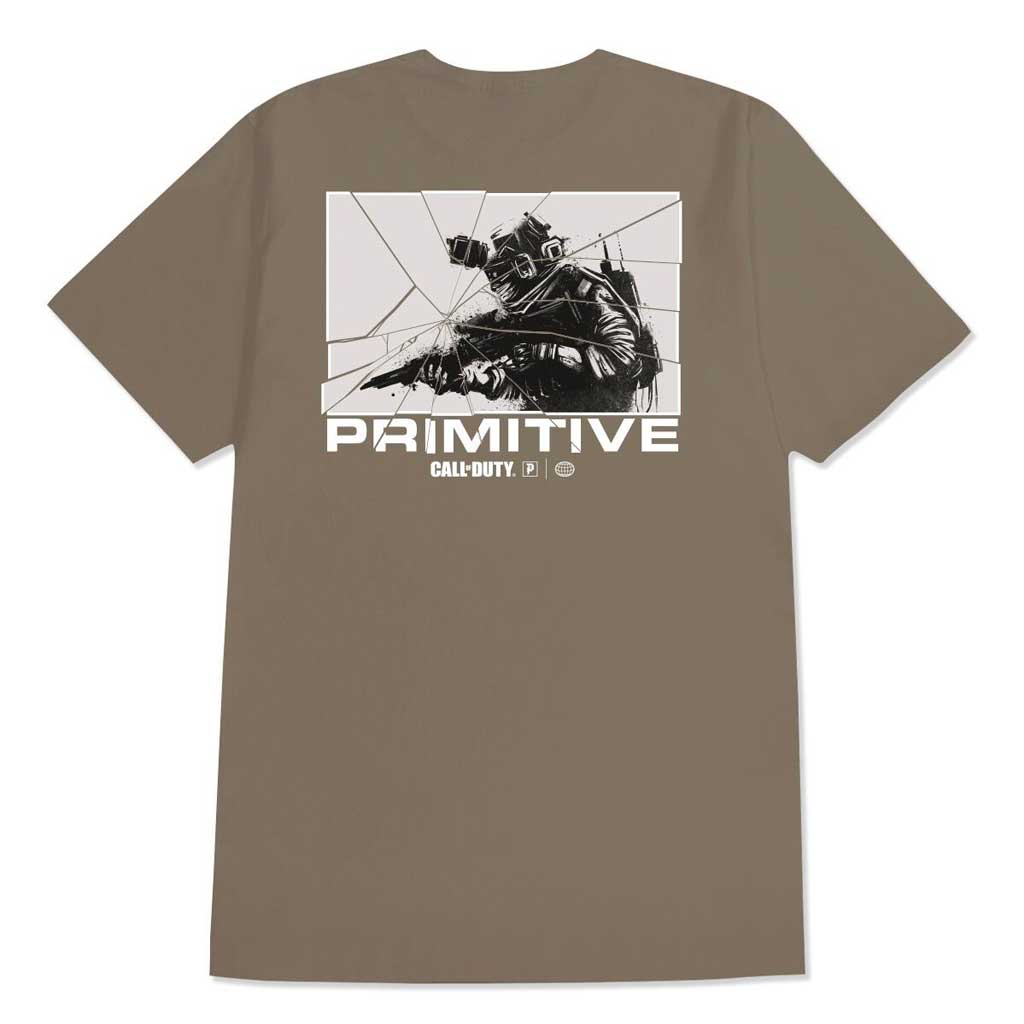 Primitive x COD 'Alpha' Tee - Safari Green