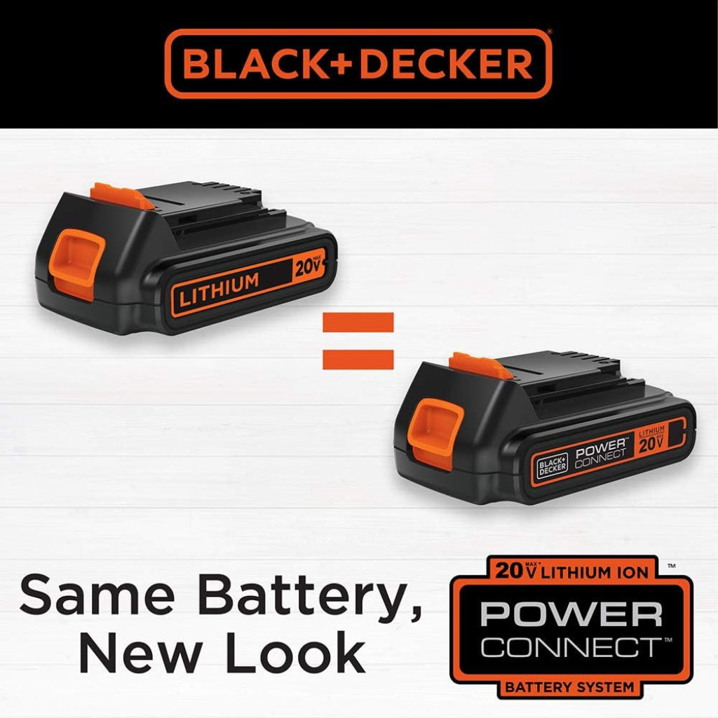 BLACK+DECKER BDC120VA 20V MAX* POWERCONNECT Cordless Drill/Driver with 100-Piece Kit