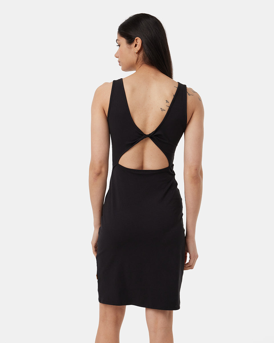Twist Back Dress