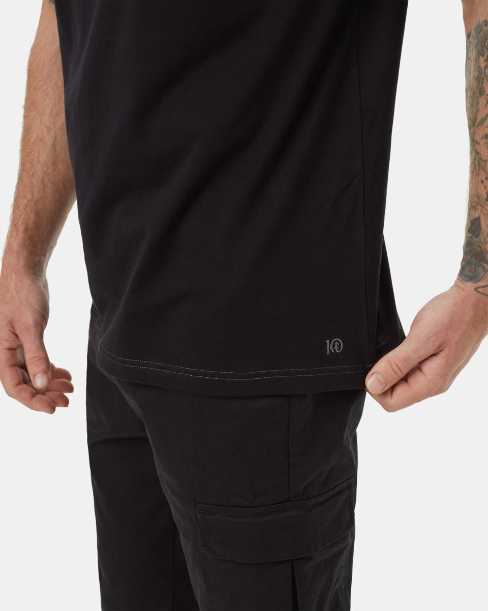 Contrast Thread Relaxed T-Shirt