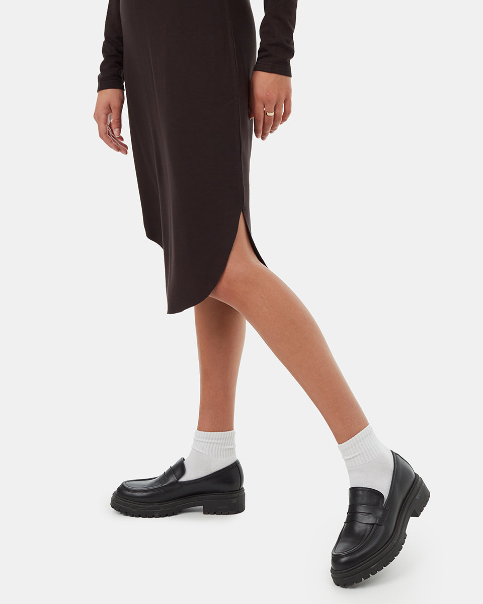 Soft EcoTerry Shirttail Dress