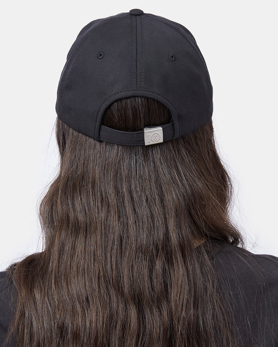 Tree Embroidery Tencel Peak Hat