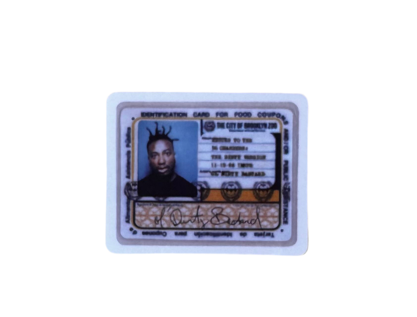 Color Bars x Ol’ Dirty Bastard 'CD' Sticker - Blue
