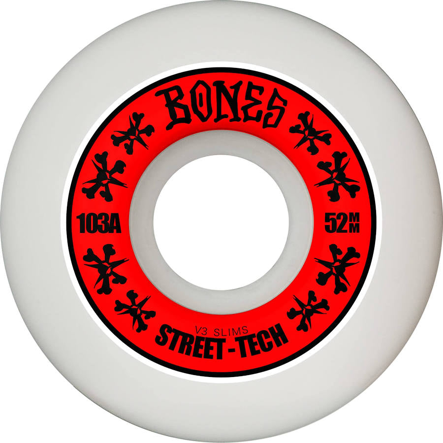 Bones 'STF Slims' V3 103A Wheels 52MM - Natural
