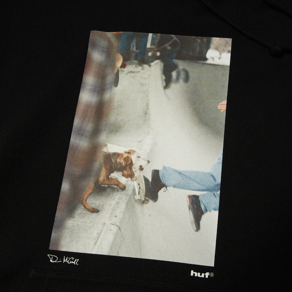 HUF 'The Angels Fly' Hoodie - Black