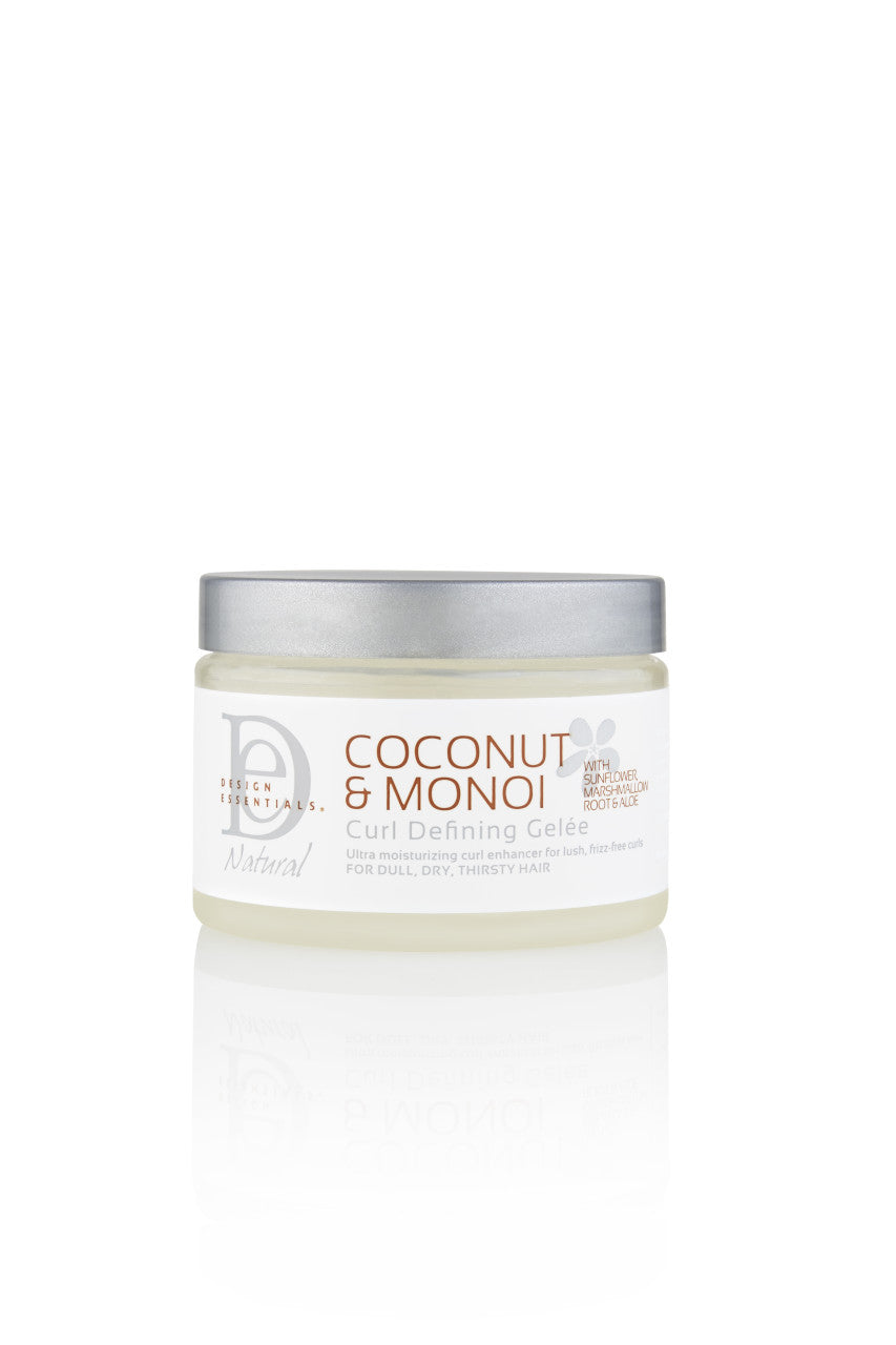 DESIGN ESSENTALS COCNUT & MONOI CURL DEFINING GEL 12OZ
