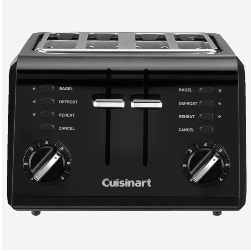 CUISINART CPT-142BKC 4-Slice Compact Toaster In Black