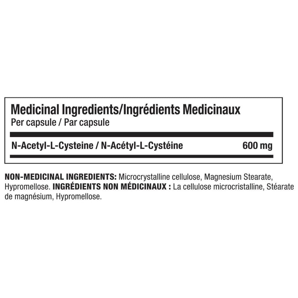 Confident Health NAC (N-Acetyl-L-Cysteine), 120 VCaps