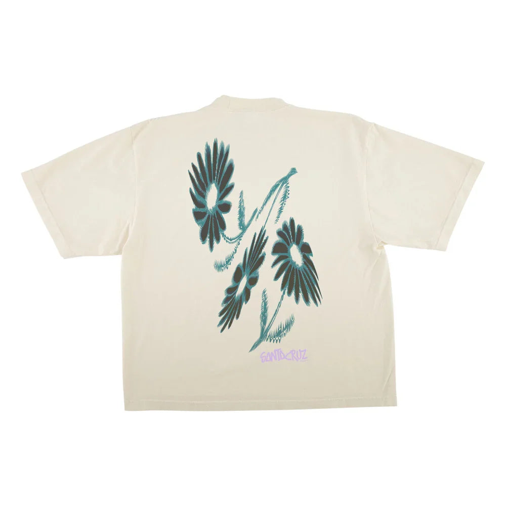 Santa Cruz 'Dizzy Daisy' Heavyweight Tee - Cream (Women’s)