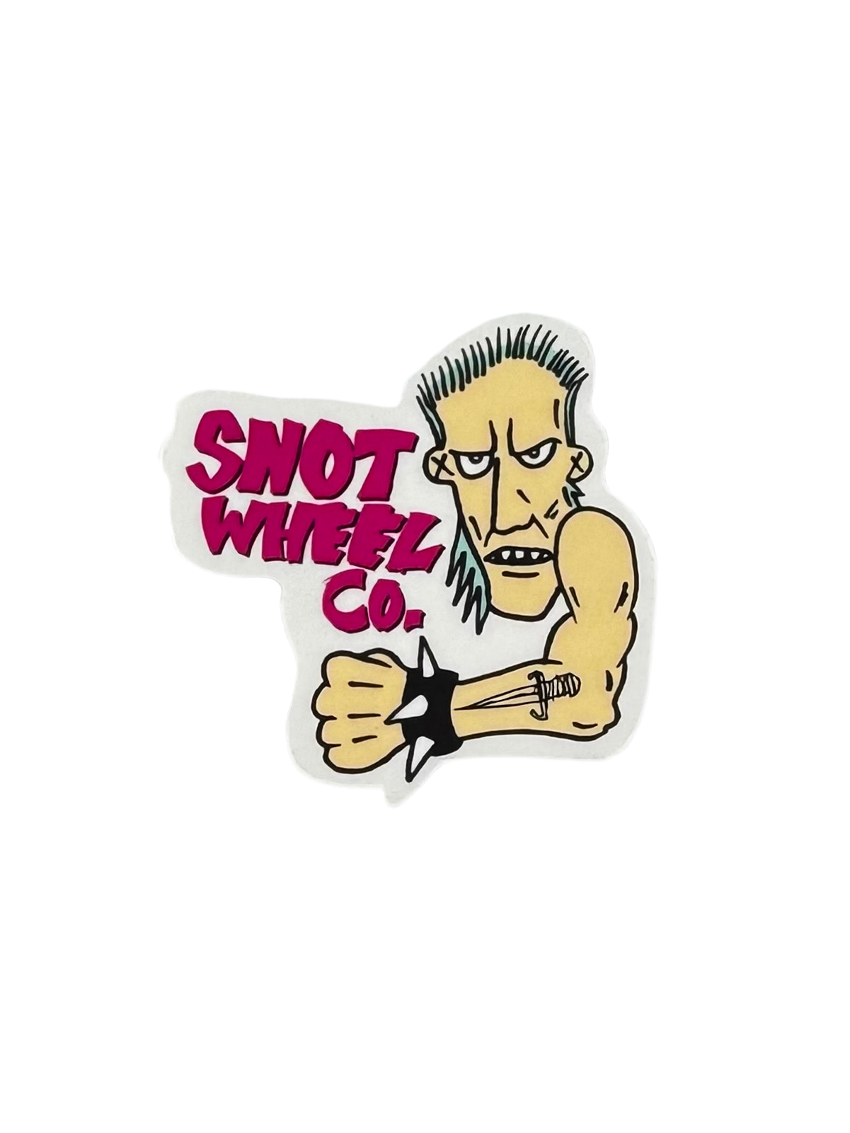 Snot Wheels Co. 'Red Neck' Sticker - Pink