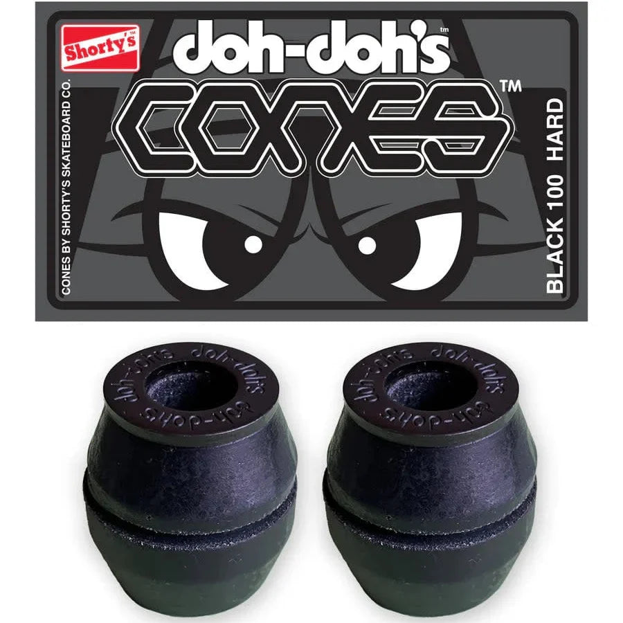 Shorty’s 'Cones' Hardest Bushings - Black (100A)
