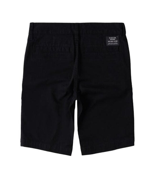 DC Shoes 'Worker' Chino Shorts - Black (KIDS)