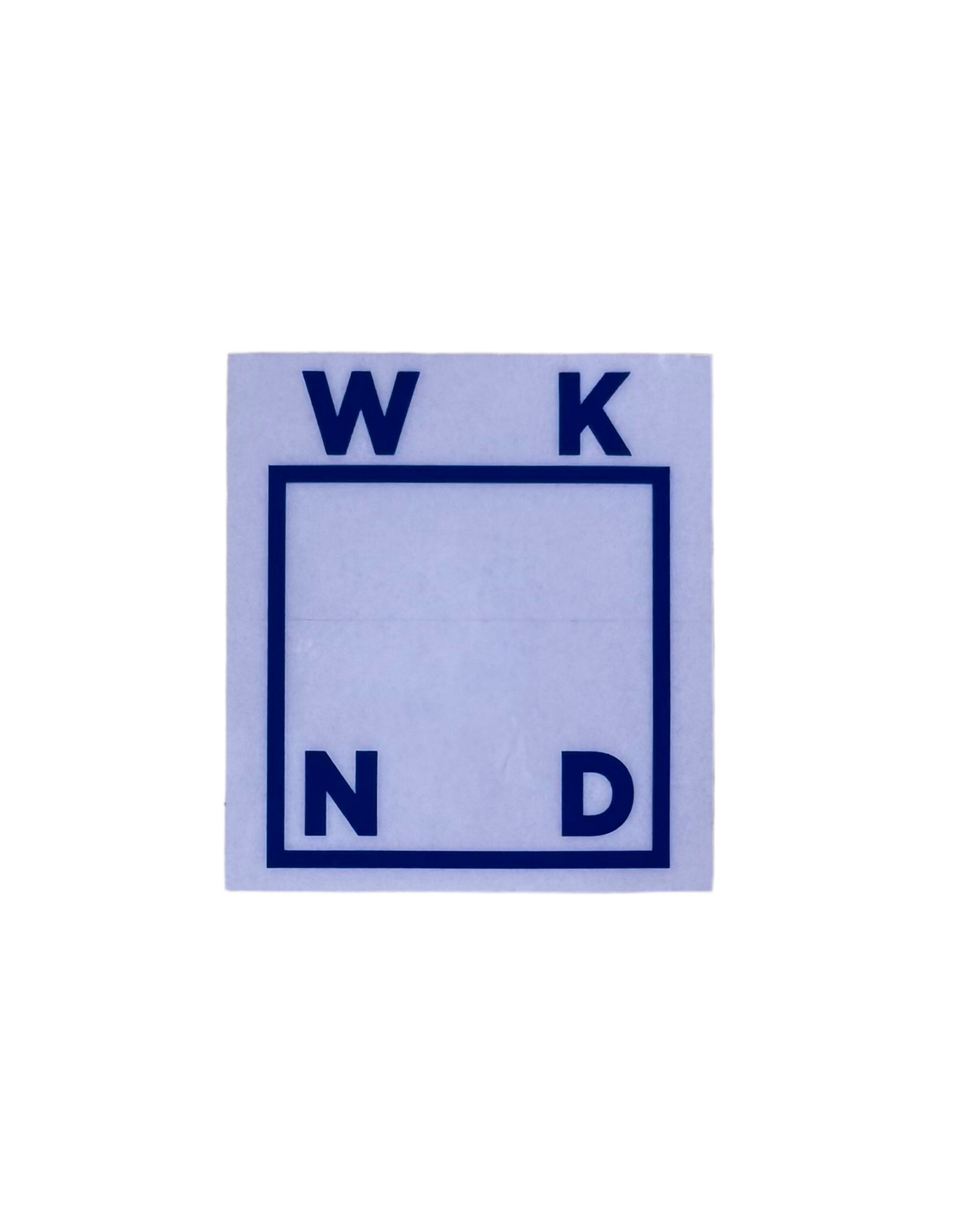 WKND 'OG Logo' Sticker - Blue