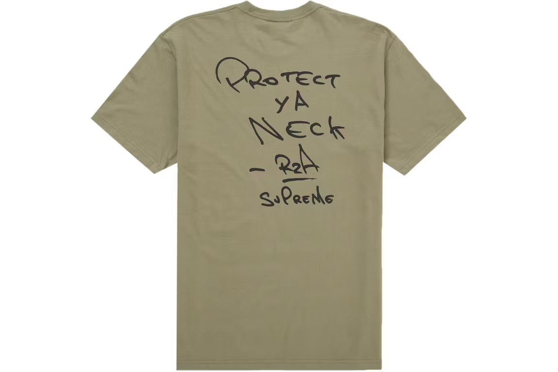 Supreme x Wu-Tang 'RZA' Tee - Light Olive