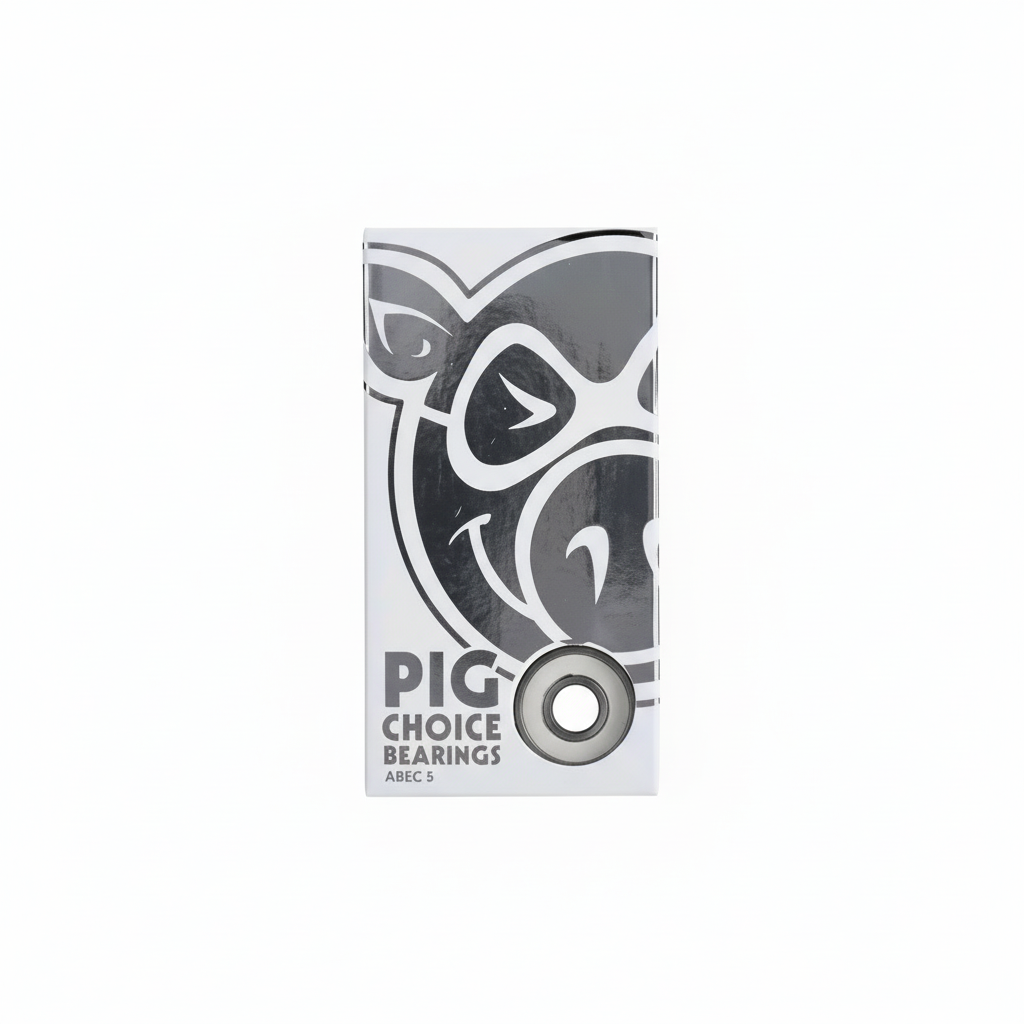 Pig Wheels 'Select' Skateboard Bearings - White