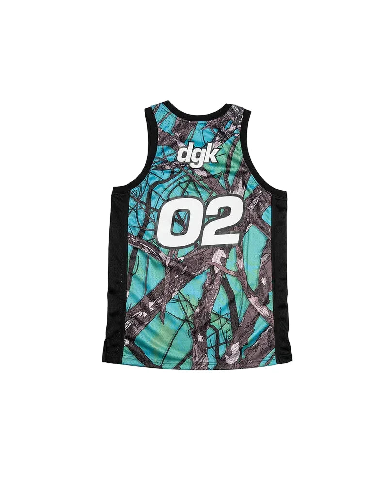 DGK 'Timber' Basketball Jersey - Tree Camo