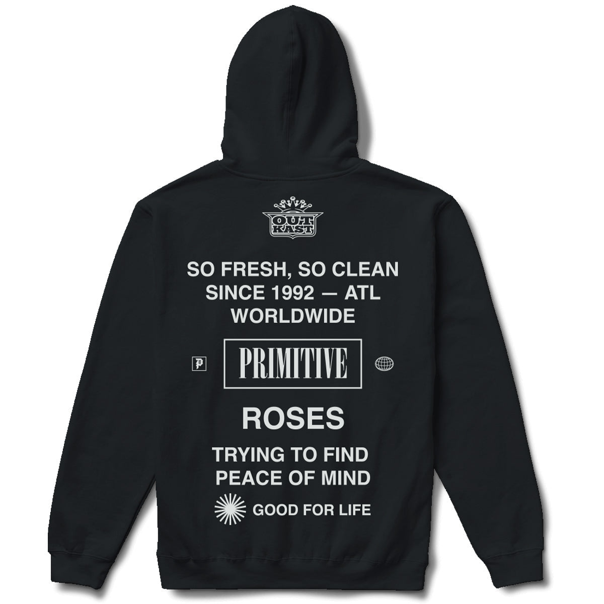 Primitive X Outkast 'Stripes' Hoodie - Black