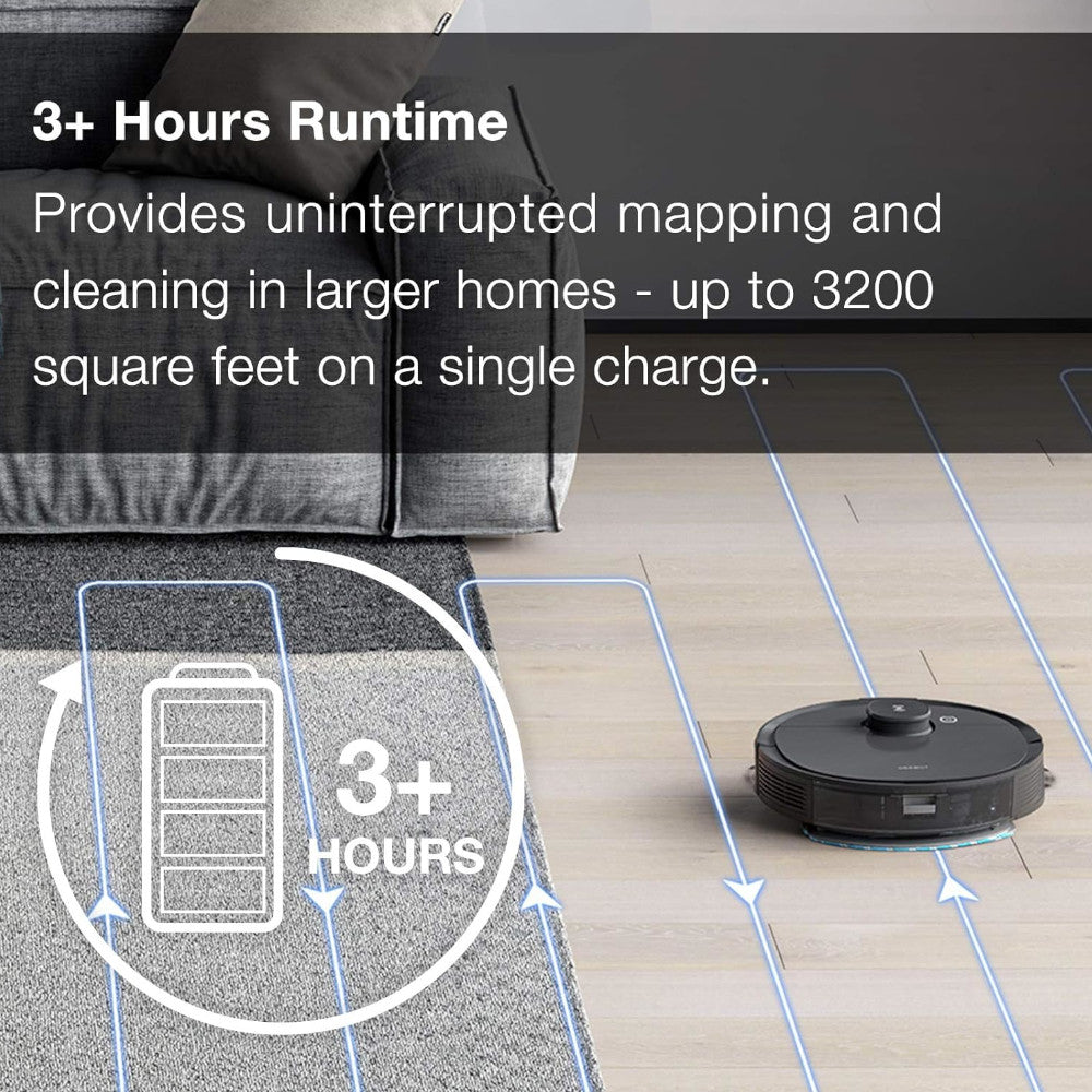 ECOVACS DEEBOT OZMO T8 Robot Vacuum & mop - Factory serviced with Home Essentials warranty